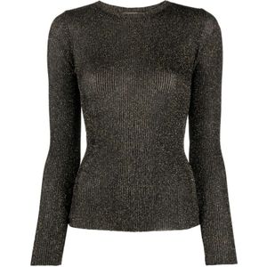 Twinset, Dames, Truien, Zwart, Maat: M Viscose,