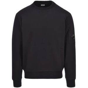 C.p. Company, Heren, Sweatshirts & Hoodies, Blauw, Maat: S Fleece,