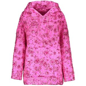 Valentino Garavani, Heren, Sweatshirts & Hoodies, Roze, Maat: S Zijde,