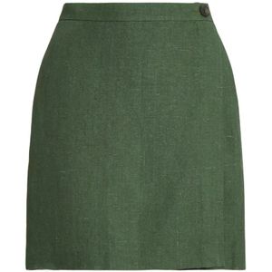 Ralph Lauren, Dames, Rokken, Groen, Maat: L Linnen,