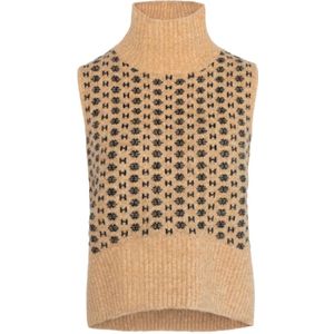 Hést, Dames, Truien, Beige, Maat: S Wol,