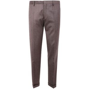 Paul Smith, Heren, Broeken, Bruin, Maat: W34 Flanel,