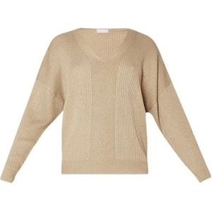 Liu Jo, Dames, Truien, Beige, Maat: M Viscose,