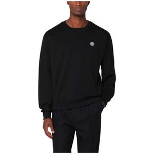 Kenzo, Heren, Sweatshirts & Hoodies, Zwart, Maat: S