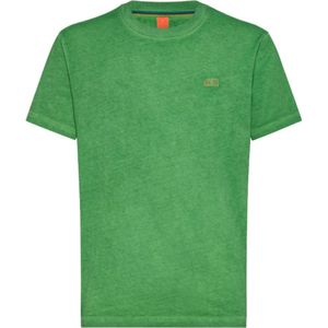 Sun68, Heren, Tops, Groen, Maat: 2XL Katoen,