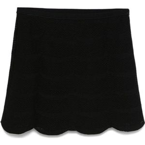 Tom Ford - Minirok - Zwart - Zijde en Katoen