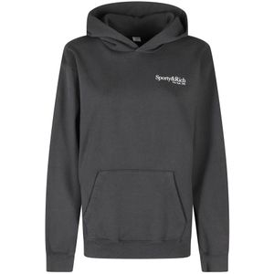 Sporty & Rich, Dames, Sweatshirts & Hoodies, Zwart, Maat: M Katoen,
