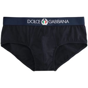 Dolce & Gabbana, Heren, Ondergoed, Blauw, Maat: 2XL Katoen,