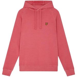 Lyle & Scott, Heren, Sweatshirts & Hoodies, Roze, Maat: L Katoen,