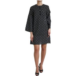 Dolce & Gabbana - Jurk - Zwart - Polka Dot Shift Mini