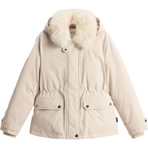Woolrich, Dames, Jassen, Beige, Maat: L Wol,