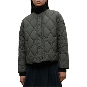 Ecoalf, Dames, Jassen, Grijs, Maat: L