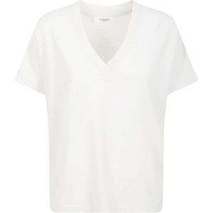 Zanone, Dames, Tops, Wit, Maat: L