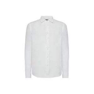 Peuterey Stijlvol Wit Overhemd , White , Heren , Maat: L
