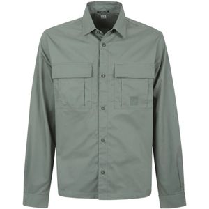 C.p. Company, Heren, Overhemden, Grijs, Maat: M