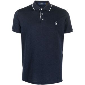 Polo Ralph Lauren, Heren, Tops, Blauw, Maat: 2XL Katoen,