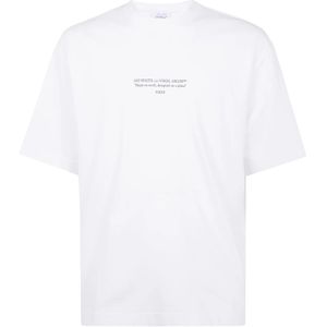 Off White, Heren, Tops, Wit, Maat: M