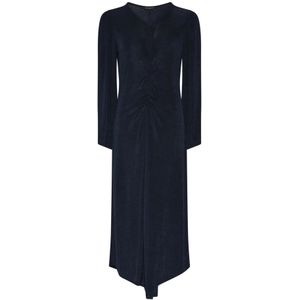 Bruuns Bazaar, Dames, Jurken, Blauw, Maat: XS Poliester,