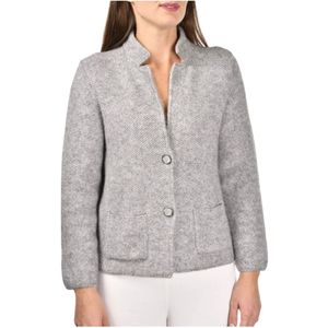 Gran Sasso, Dames, Truien, Grijs, Maat: M