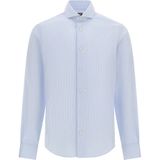 Boggi Milano - Ultimate NON Iron Slim Fit - Overhemd - Blauw - Katoen