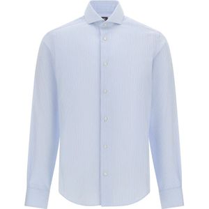 Boggi Milano - Ultimate NON Iron Slim Fit - Overhemd - Blauw - Katoen
