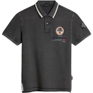 Napapijri, Heren, Tops, Grijs, Maat: M Katoen,