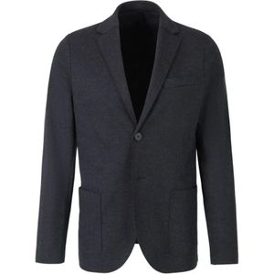 Harris Wharf London, Heren, Jassen, Grijs, Maat: S Wol,