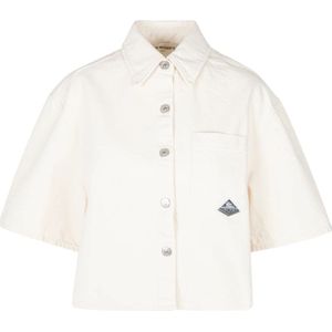 Roy Roger's, Dames, Blouses & Shirts, Beige, Maat: M