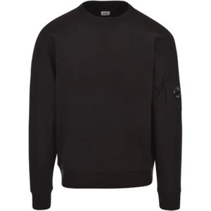 C.p. Company, Heren, Sweatshirts & Hoodies, Zwart, Maat: S Fleece,