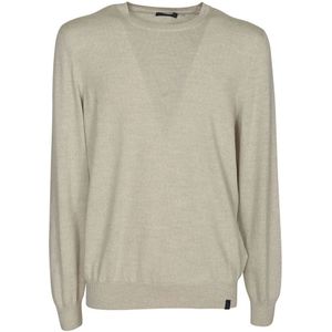 Fay, Heren, Truien, Grijs, Maat: 2XL