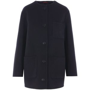 Gucci, Dames, Mantels, Zwart, Maat: S Zijde,