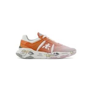 Premiata Buff Sneakers 2,5 cm Hoogte , Orange , Dames , Maat: 40 EU