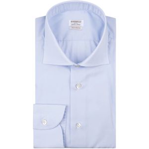 Borriello Napoli, Heren, Overhemden, Blauw, Maat: XL Katoen,