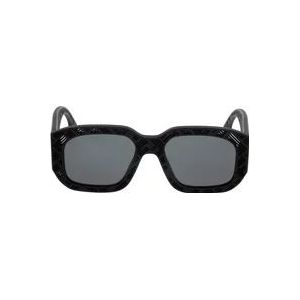 Fendi Stijlvolle zonnebril met 52mm lens , Black , unisex , Maat: ONE Size