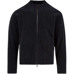 Drumohr, Heren, Sweatshirts & Hoodies, Grijs, Maat: S Wol,