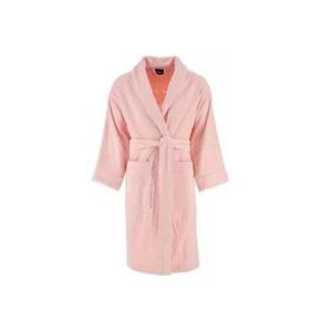 Versace Luxe Roze Terry Stof Badjas , Pink , Dames , Maat: L
