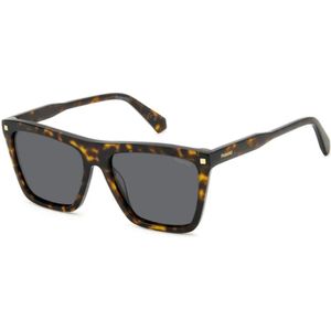 Polaroid, Dames, Accessoires, Bruin, Maat: 56 MM