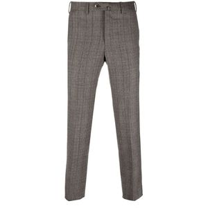 Pt01, Heren, Broeken, Bruin, Maat: 2XL Wol,