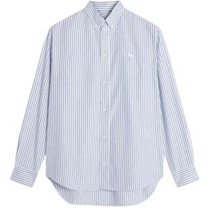 Maison Kitsuné, Heren, Overhemden, Blauw, Maat: L Katoen,