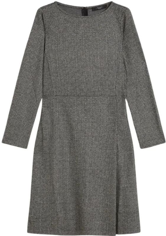 Getailleerde jersey jurk van viscosemix, model 'BALOCCO'