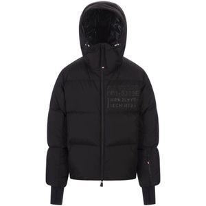 Moncler Zwarte Mazod donsjas voor hoogteactiviteiten , Black , Heren , Maat: L