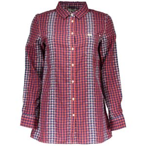 Lee - Varia Shirt - Veelkleurig - Overhemd - Dames - Italiaanse Kraag