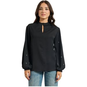 Jijil, Dames, Blouses & Shirts, Zwart, Maat: 2XS