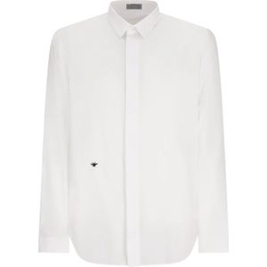 Dior, Heren, Overhemden, Wit, Maat: S Katoen,