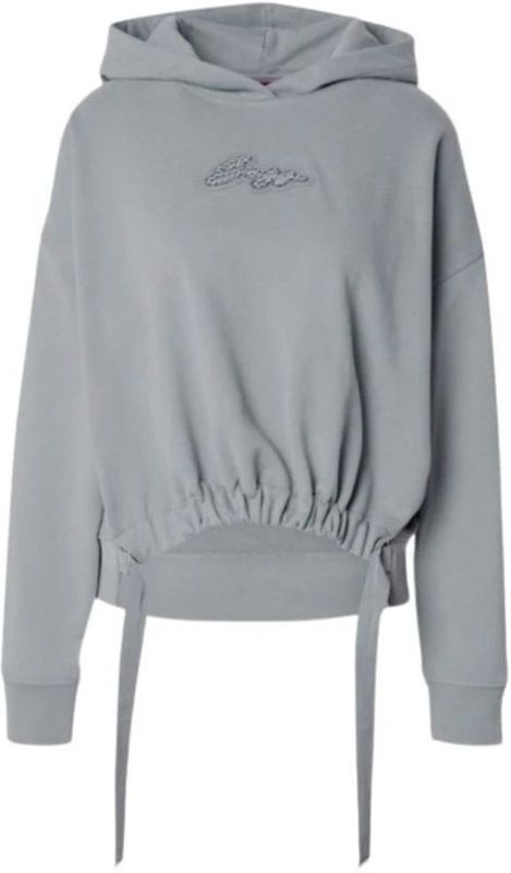 Hugo, Dames, Sweatshirts & Hoodies, Grijs, Maat: S