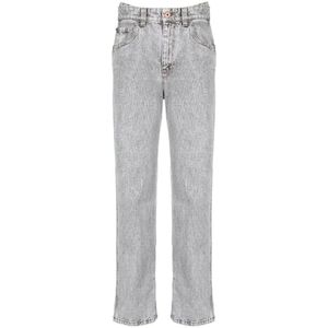 Brunello Cucinelli, Dames, Jeans, Grijs, Maat: L Denim,