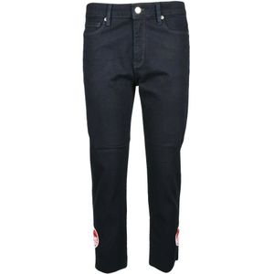 Love Moschino, Dames, Jeans, Blauw, Maat: W28 Katoen,