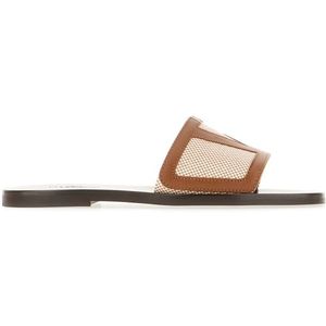 Valentino Garavani, Heren, Schoenen, Bruin, Maat: 39 1/2 EU Leer,