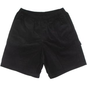 Obey, Heren, Korte broeken, Zwart, Maat: S Katoen,