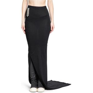 Rick Owens, Dames, Rokken, Zwart, Maat: M Katoen,